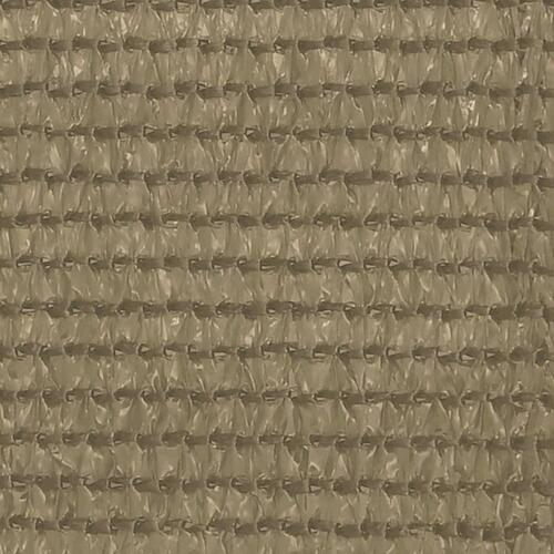 Altanafskærmning 75x300 cm HDPE gråbrun