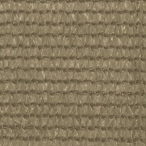 Altanafskærmning 75x500 cm HDPE gråbrun