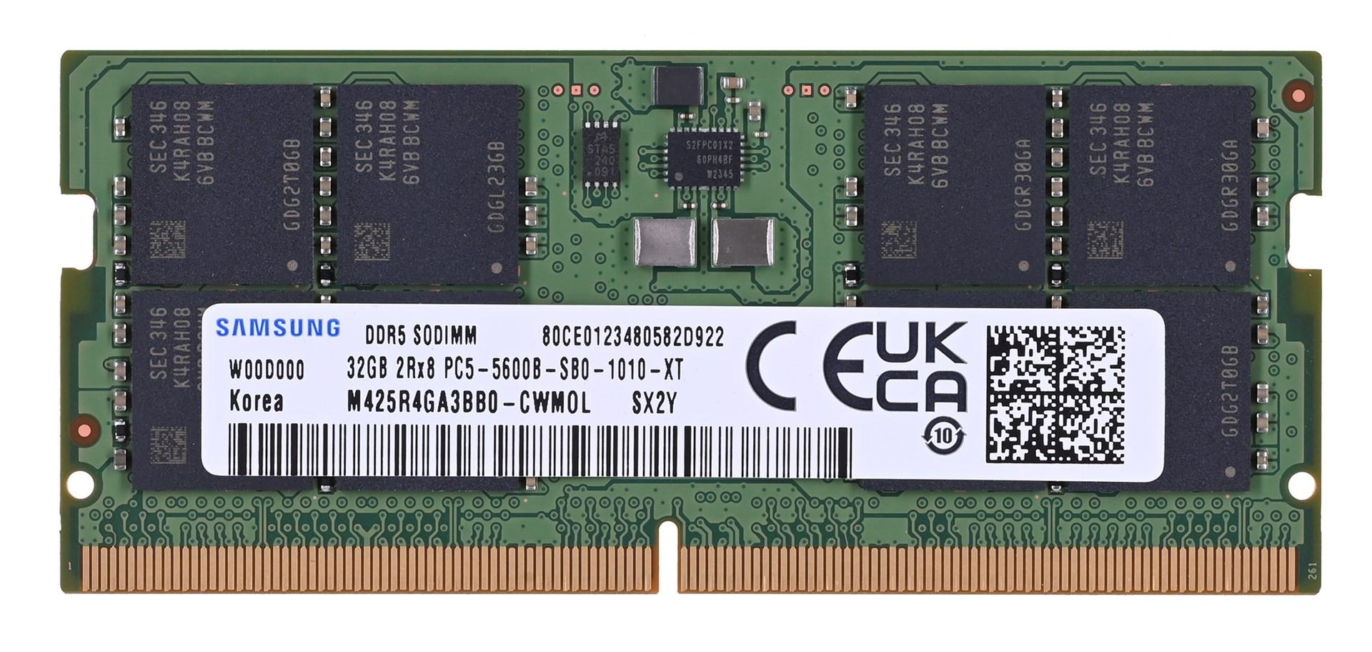 RAM til bærbar Samsung 32 GB DDR5 SO-DIMM 5600 MHz (2Rx8)