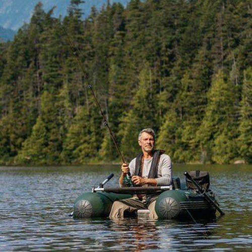 Intex Big Catch Pro oppustelig gummibåd - 165 × 120 × 38 cm, grøn