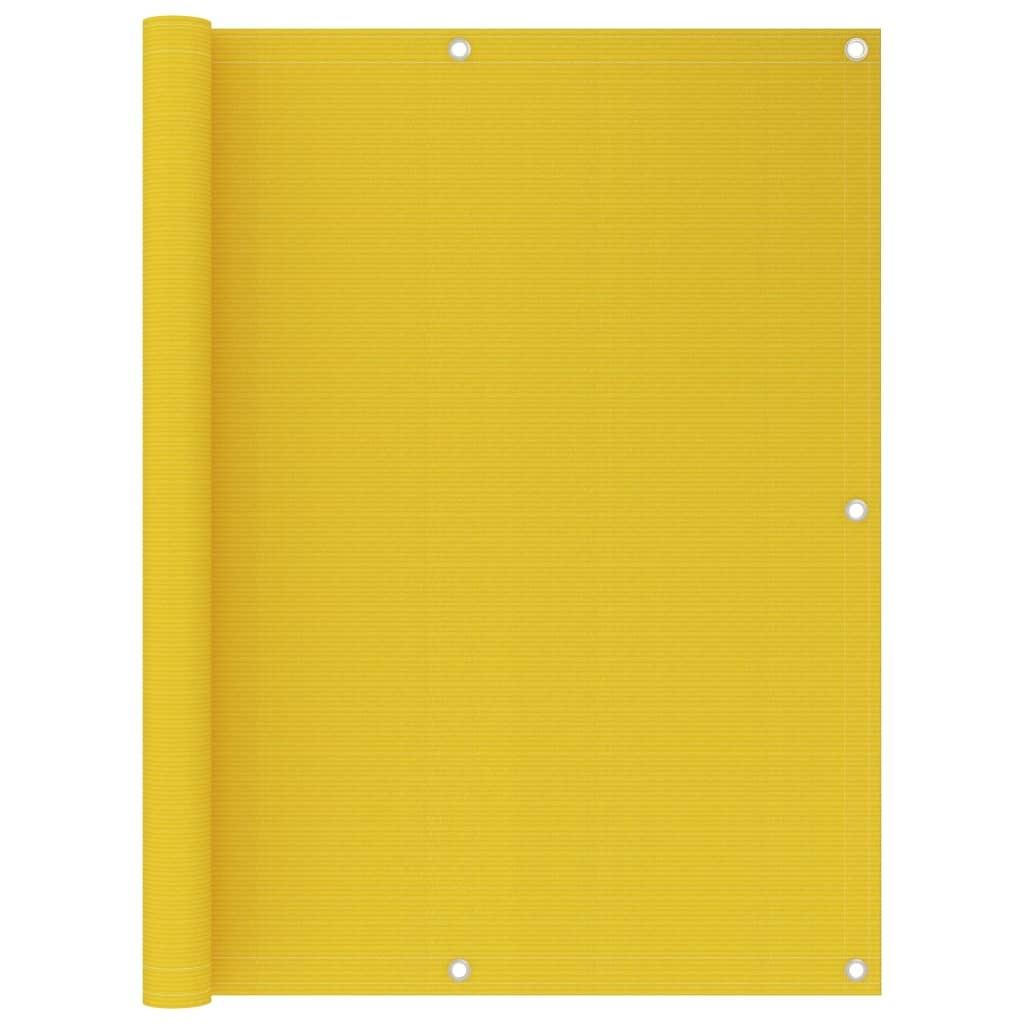 Altanafskærmning 120x500 cm HDPE gul
