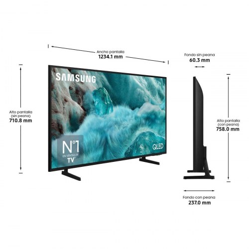 TV 55" Samsung QLED 4K Ultra HD HDR (Tizen, AirPlay 2)
