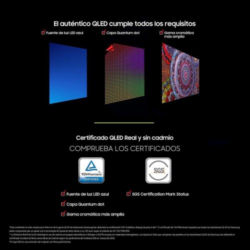 TV 55" Samsung QLED 4K Ultra HD HDR (Tizen, AirPlay 2)