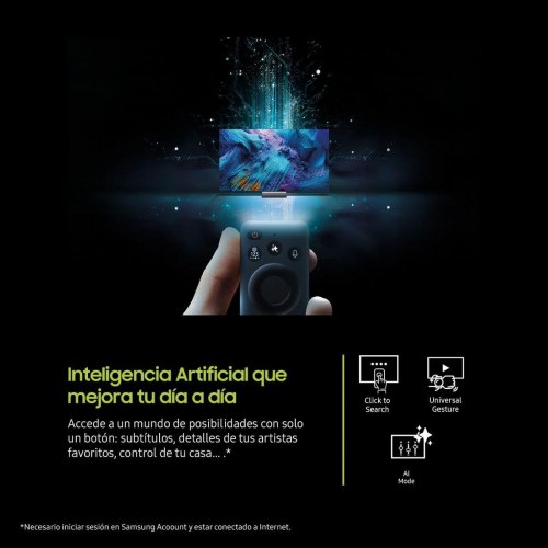 TV 55" Samsung QLED 4K Ultra HD HDR (Tizen, AirPlay 2)