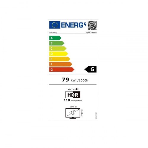 TV 55" Samsung QLED 4K Ultra HD HDR (Tizen, AirPlay 2)