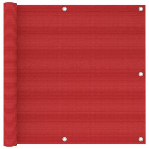 Altanafskærmning 90x600 cm HDPE rød