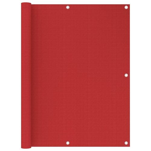 Altanafskærmning 120x400 cm HDPE rød