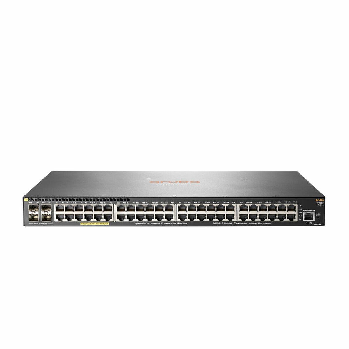 HPE JL256A netværksswitch - 48x RJ45, PoE, 1U
