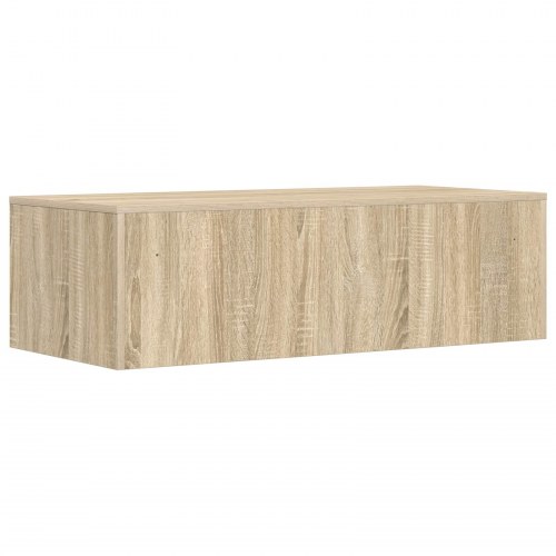 Væghængt skrivebord Sonoma eg 100 x 45 x 30 cm Konstrueret træ
