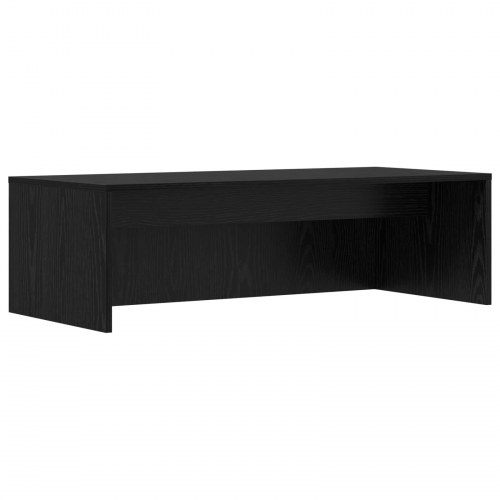 Væghængt skrivebord Sort eg 100 x 45 x 30 cm Konstrueret træ