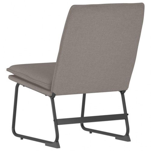 Loungestol i stof - gråbrun, 52×75×76 cm