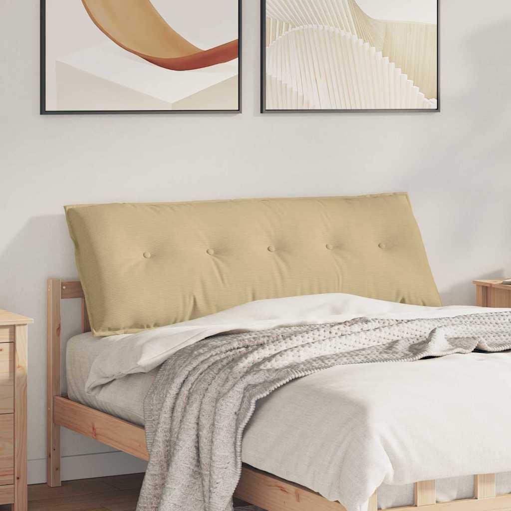 Rygpude GrÃ¥grÃ¸n 140 x 50 cm Velourstof