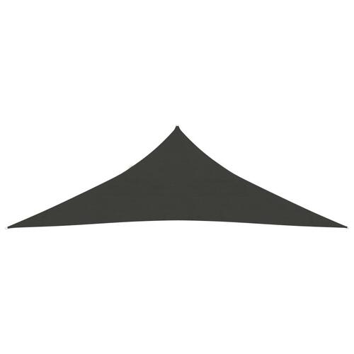 Solsejl 160 g/m² 3x3x4,2 m HDPE antracitgrå