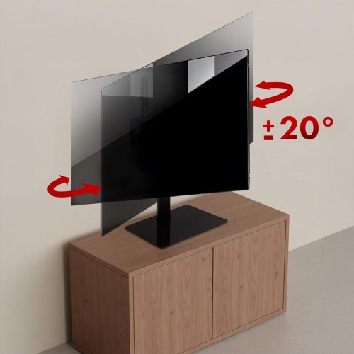 TV bordstander Maclean MC-132 – drejbar 32–55", VESA 75x75–400x400, max 35 kg