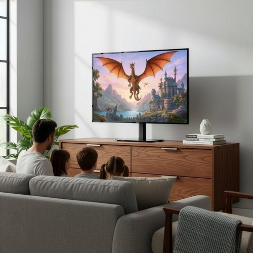 TV bordstander Maclean MC-132 – drejbar 32–55", VESA 75x75–400x400, max 35 kg