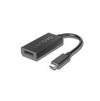 USB-C til DisplayPort adapter 0,2 m - Lenovo, sort billede