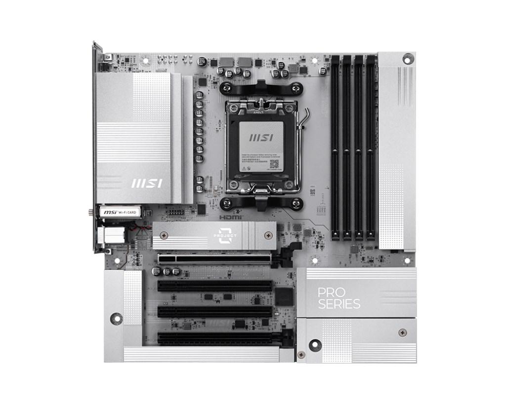 Bundkort MSI PRO B850M-A WIFI PZ - AM5, micro ATX billede