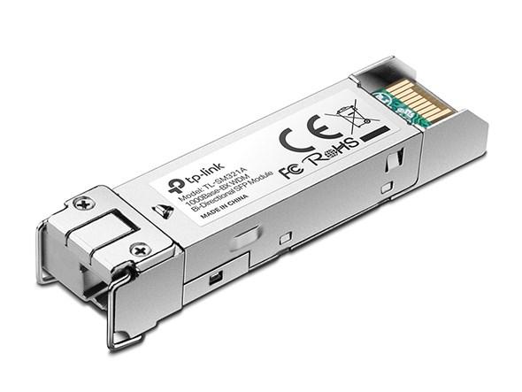 SFP fibertransceiver TP-Link TL-SM321B-2 – 1000Base‑BX, 1,25 Gbit/s, LC, 1 km
