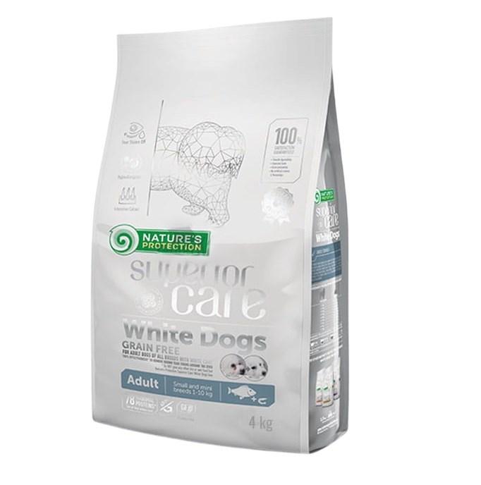 Hundefoder tørfoder NATURE'S PROTECTION Superior Care White Fish Small & Mini – 4 kg