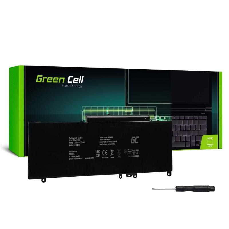 Laptop batteri Dell - Green Cell DE102V3 7,6 V 6.200 mAh