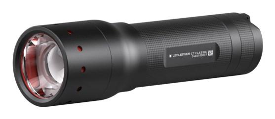 Lommelygte Ledlenser C7 Classic - sort, LED, håndlommelygte billede