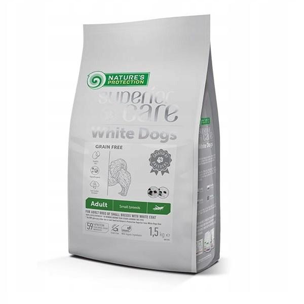 Hundefoder – NATURE'S PROTECTION Superior Care White Dogs Small Breeds Insect, tørfoder, 1,5 kg