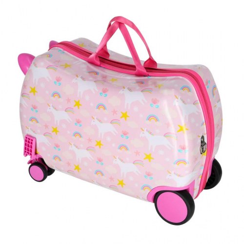 Kuffert til børn med hjul – håndbagage med enhjørning, 30 l