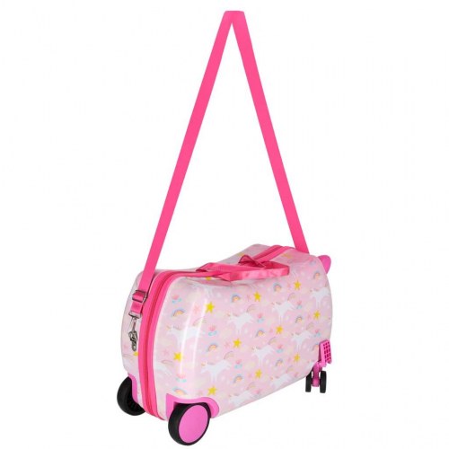 Kuffert til børn med hjul – håndbagage med enhjørning, 30 l