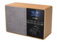 DAB radio Philips TAR5505 med Bluetooth – lyst træ