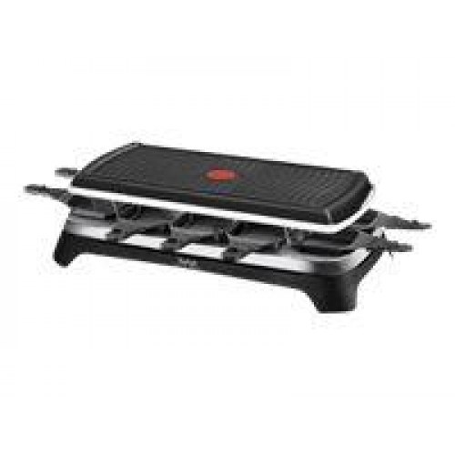Raclette grill – Tefal RE4588, rustfrit stål/sort, 1.400 W