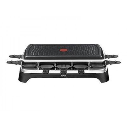 Raclette grill – Tefal RE4588, rustfrit stål/sort, 1.400 W