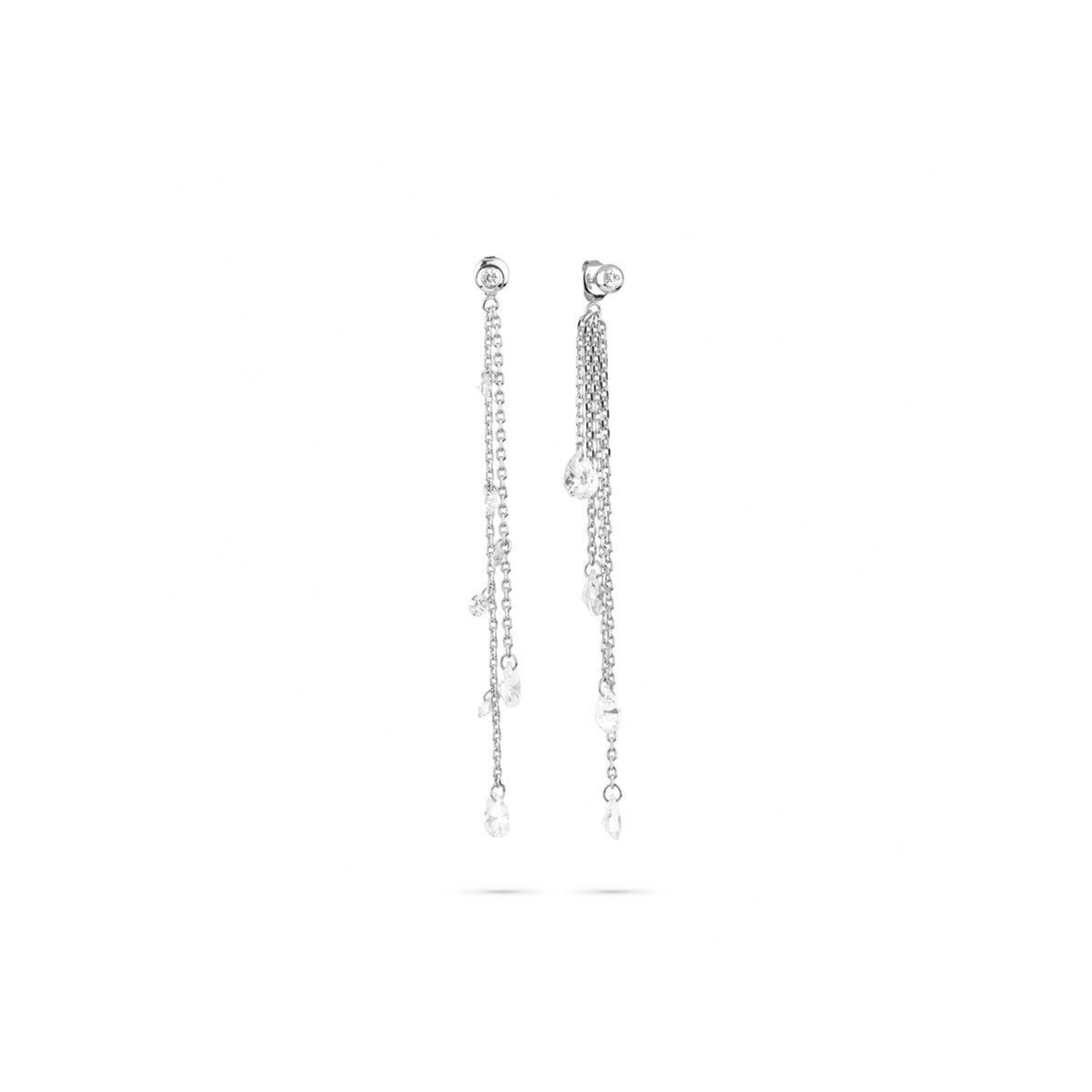 Øreringe sølvfarvet - Radiant RY000260A