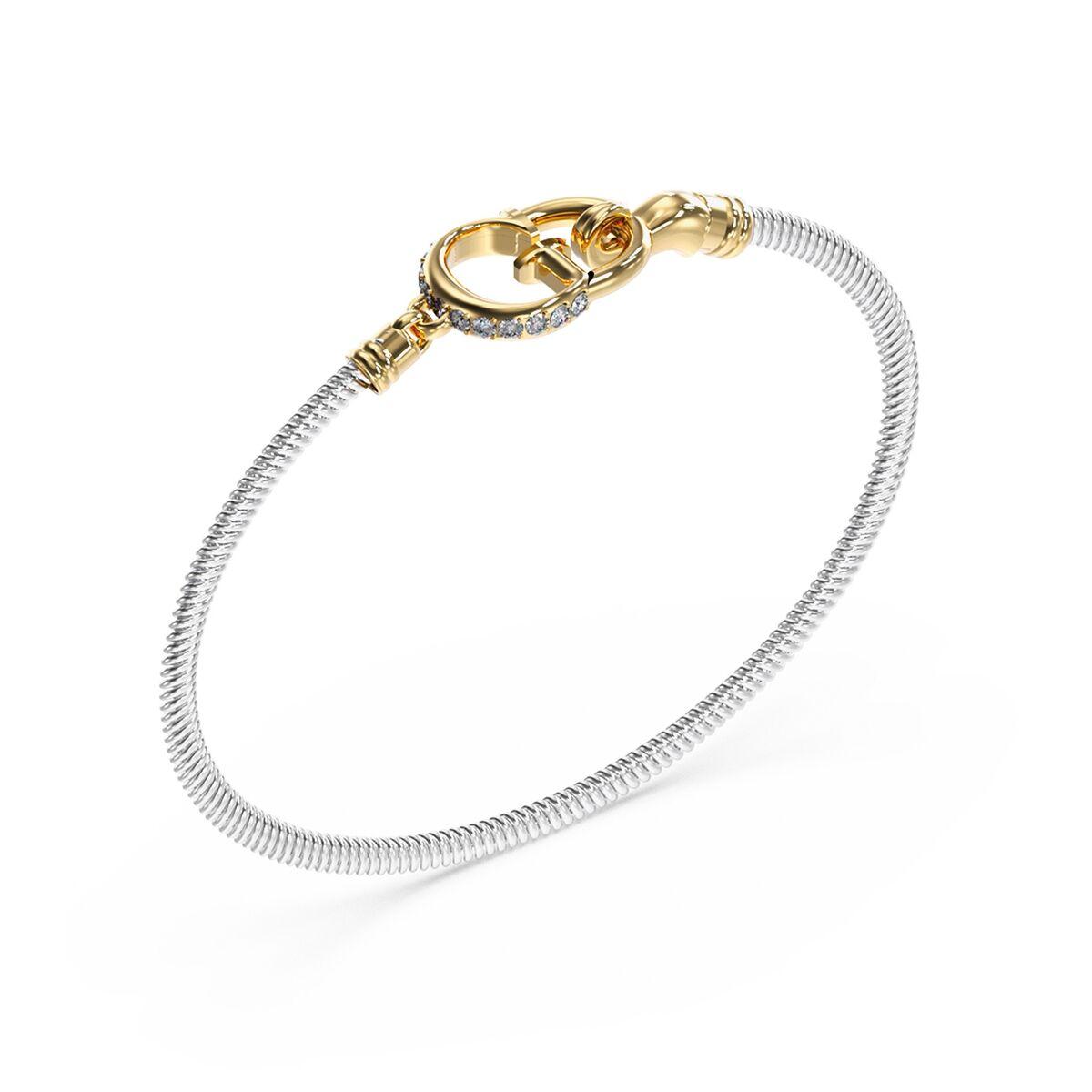 Armbånd dame Guess - sølvfarvet med gyldne detaljer