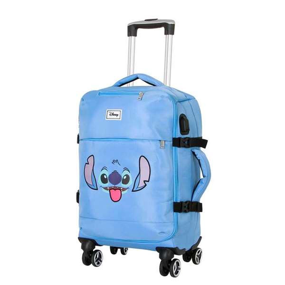 Kabinekuffert Disney Lilo & Stitch - Blå håndbagage 35×20×55 cm