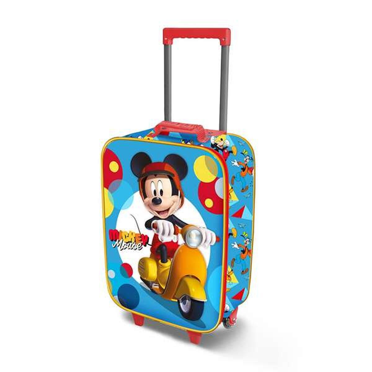 Kabinekuffert Mickey Mouse - børnekuffert, blå 33 × 17 × 52 cm