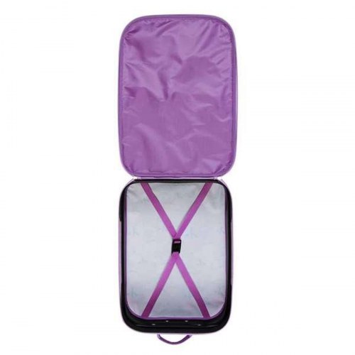 Frozen kabinekuffert til børn - lilla håndbagage 33 × 17 × 52 cm