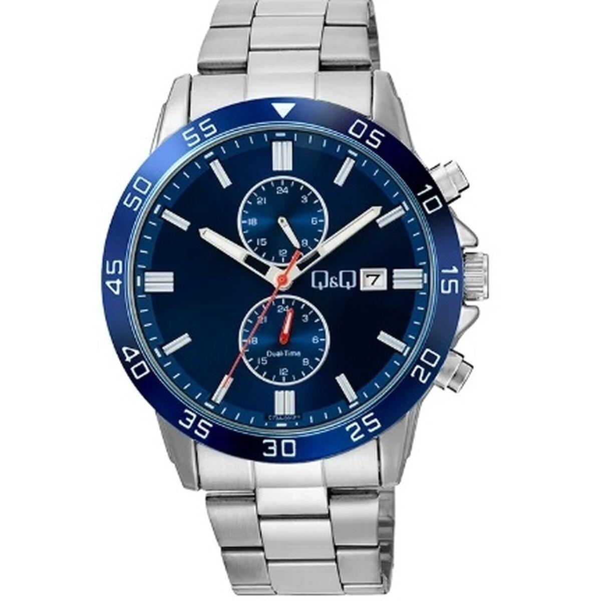 Q&Q GENT CHRONO herreur 44 mm - metal lænke, kvarts