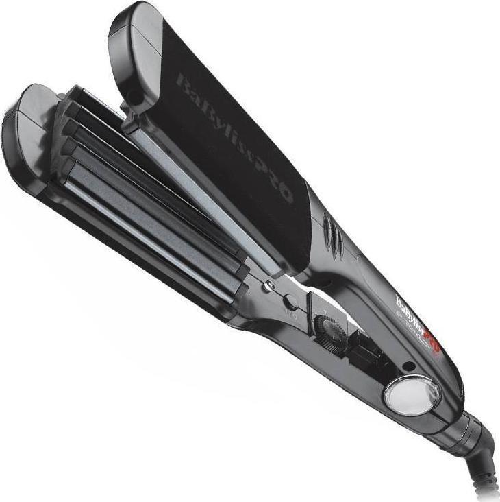 Bølgejern Babyliss The Crimper – keramisk turmalin, sort/rosa, 2,7 m ledning
