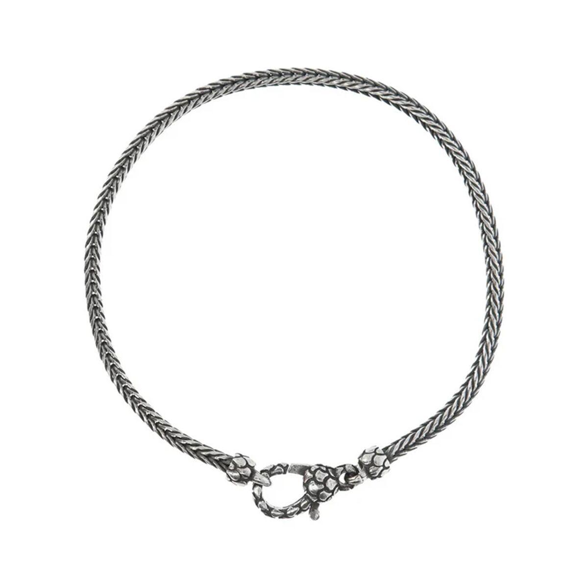 Halskæde dame Albert M. - sølvfarvet, elegant, 19 cm