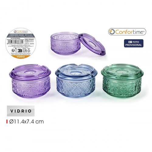 Askebæger glas Confortime 11,4 × 11,4 × 7,4 cm - 24 stk.