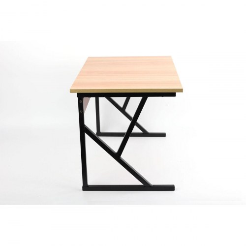 Mikrobølgeovnshylde i træ og metal - 54 × 34,5 × 33 cm (2 stk.)