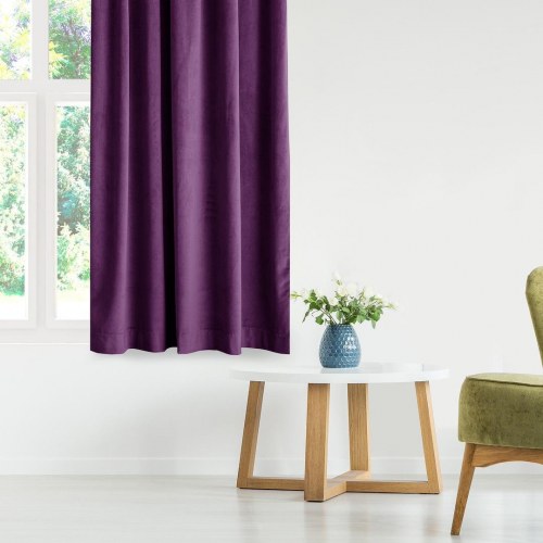 Mørklægningsgardin fløjl 140x270 violet – AmeliaHome