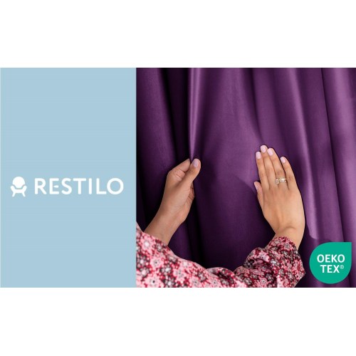 Mørklægningsgardin fløjl 140x270 violet – AmeliaHome