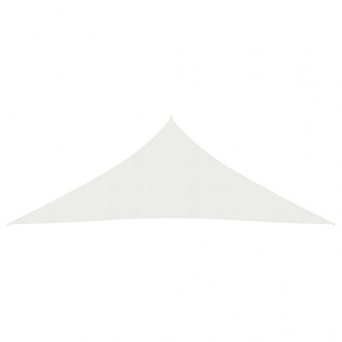 Solsejl 160 g/m² 3×3×3 m - trekantet HDPE, hvid