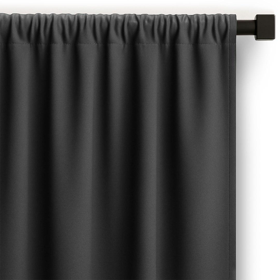 Mørklægningsgardin RESTILO Carli - lys stålfarve, 140×250 cm
