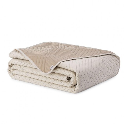Sengetæppe - AmeliaHome SOFTA cappuccino 170×210 mikrofiber