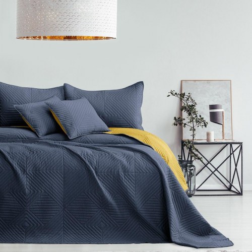 Sengetæppe - AmeliaHome SOFTA, grafit, mikrofiber, 170×210