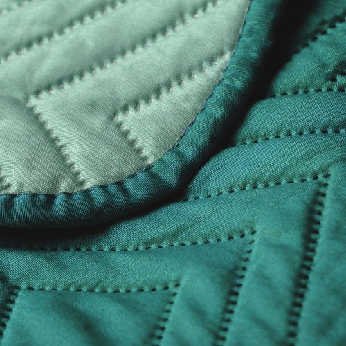 Sengetæppe mikrofiber 170×210 - AmeliaHome SOFTA, grøn