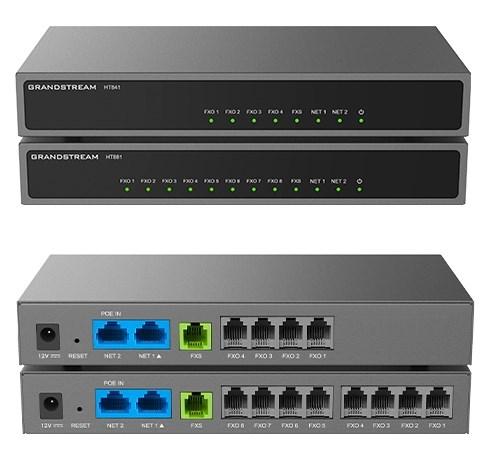 VoIP adapter Grandstream HT881 - analog gateway med 8 porte billede