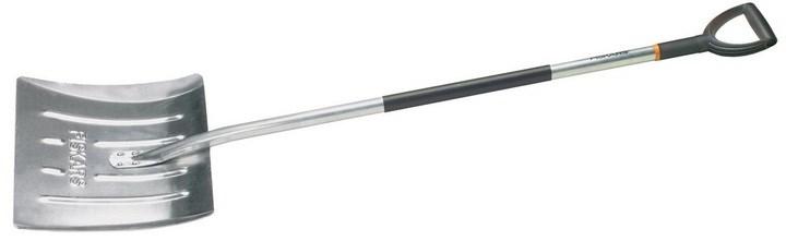 Fiskars Lengvas ir tvirtas aliumininis sniego kastuvas 44cm (1001636)